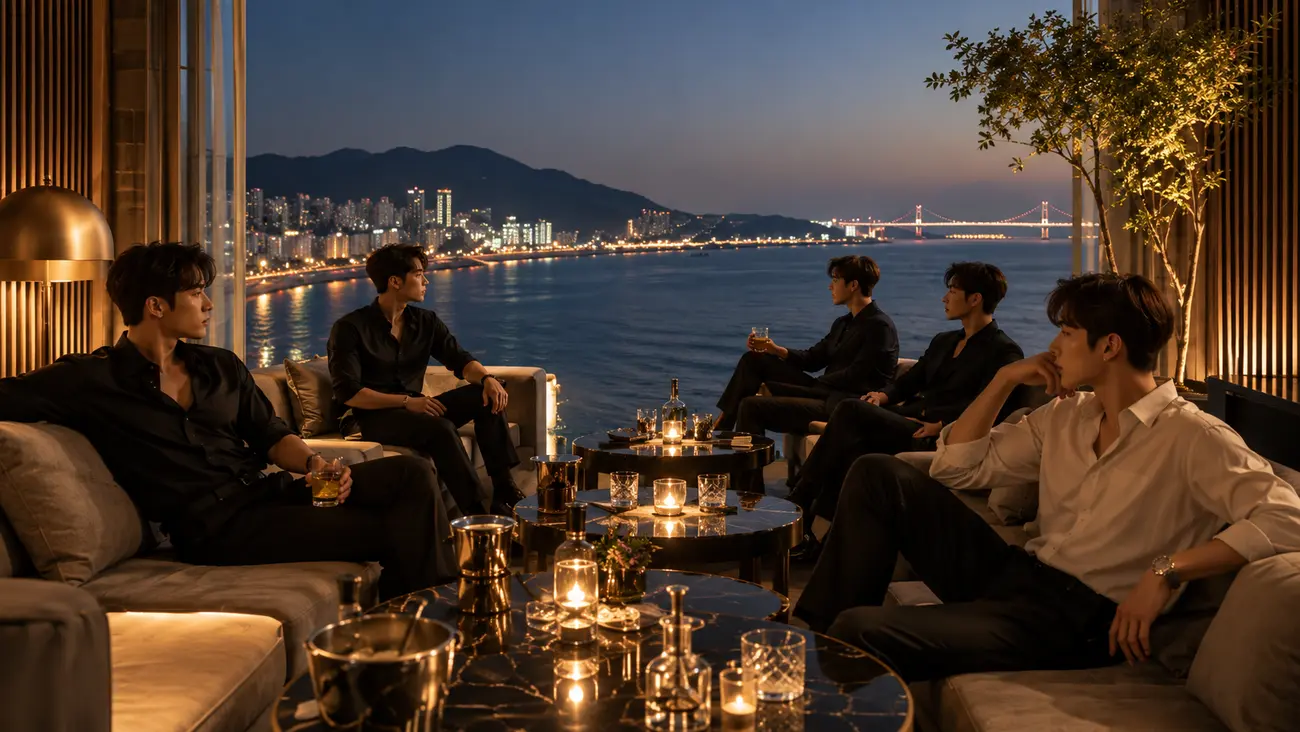 사상 일대의 밤 풍경